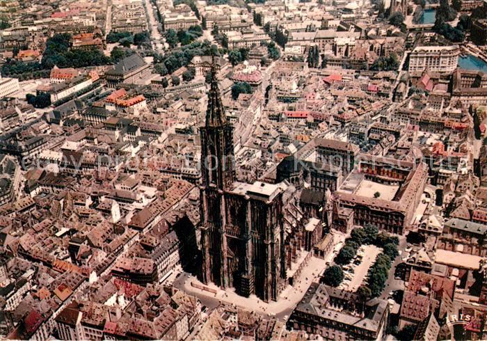 Strasbourg Alsace Cathedrale Vue Aerienne