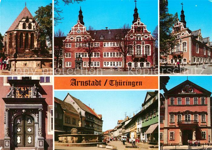 Arnstadt Ilm Hopfenbrunnen Bachkirche Rathaus Erfurter Strasse