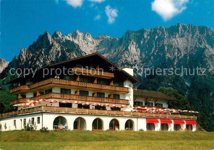 Mittenwald Bayern Berggasthaus-Cafe Groebl-Alm