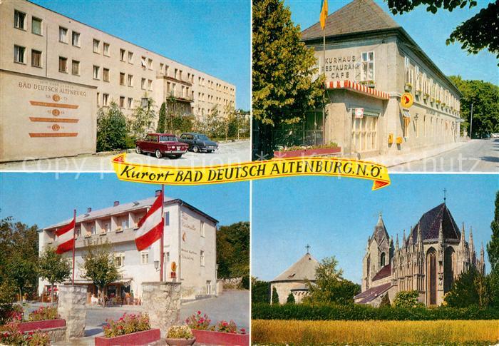 Bad Deutsch-Altenburg Kurhaus Haus Riedmueller Kirche