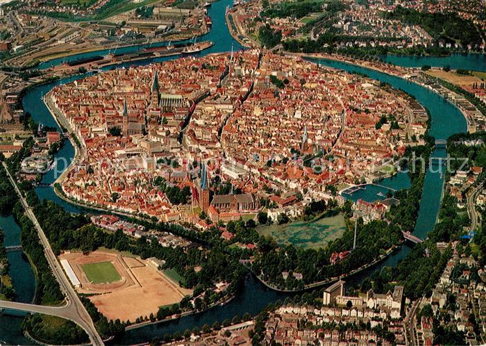 Luebeck Fliegeraufnahme