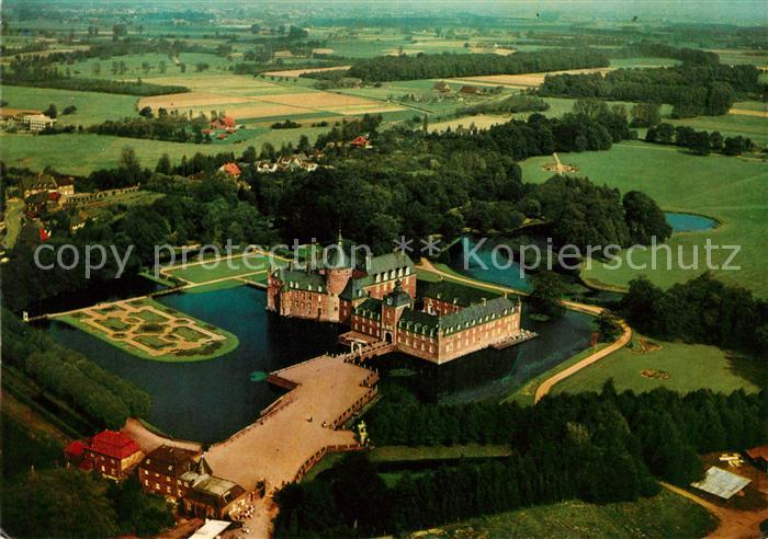 Anholt Wasserburg Fliegeraufnahme