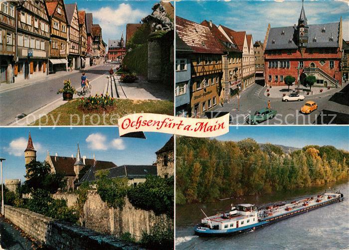 Ochsenfurt Hauptstrasse Marktplatz Rathaus