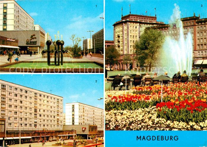 Magdeburg Karl-Marx-Strasse Wilhelm-Pieck-Allee