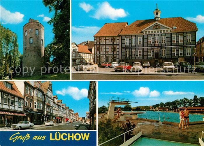 Luechow Wendeland Ratskeller Schwimmbad Turm