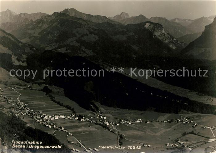 Bezau Vorarlberg Fliegeraufnahme