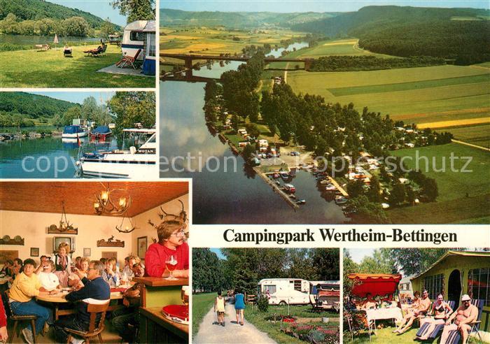 Bettingen Wertheim Campingpark Fliegeraufnahme
