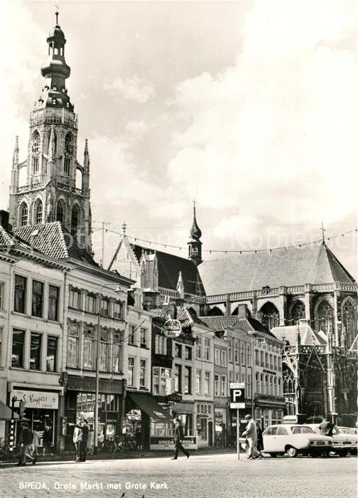 Breda Noord-Brabant Markt Kerk