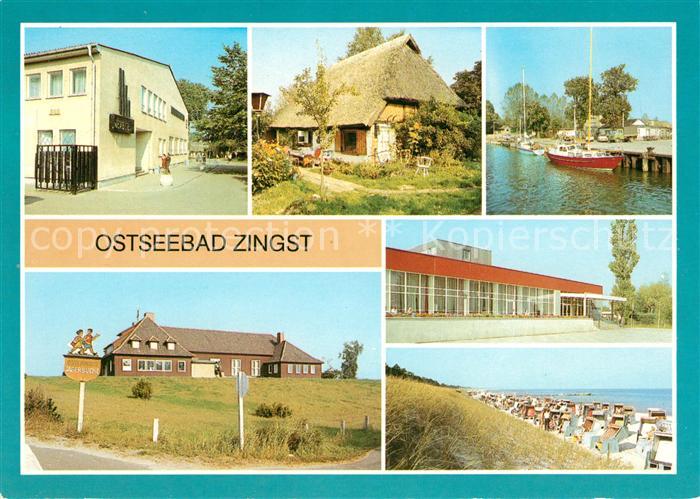 Zingst Ostseebad Restaurant Nordicht Hafen Kurhaus