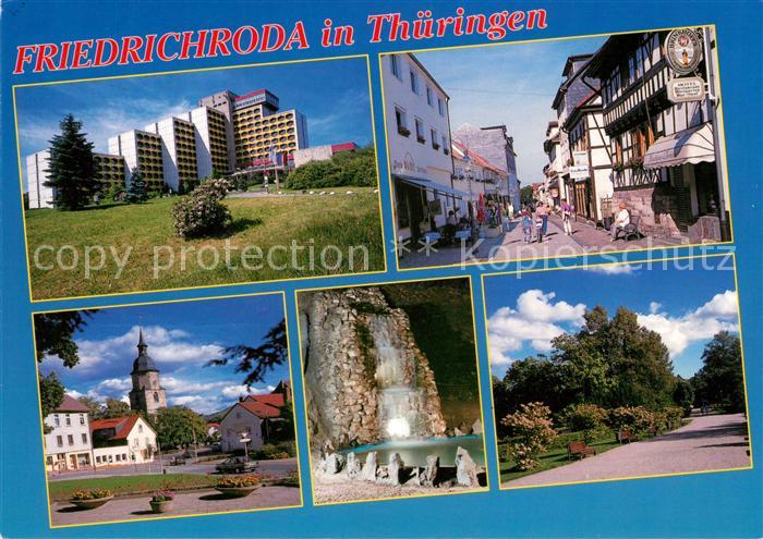 Friedrichroda Berghotel Hauptstrasse Kirche