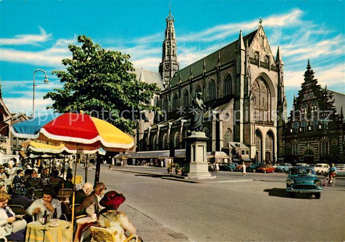 Haarlem Markt Standbeeld Laurens Coster