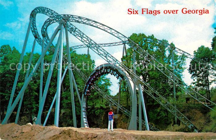 Achterbahn Six Flags Mind Bender Atlanta
