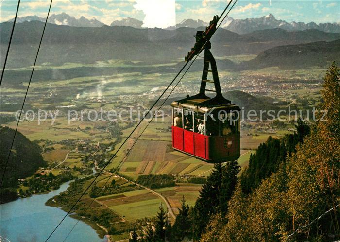 Seilbahn Kanzelbahn Ossiachersee Villach Julische Alpen