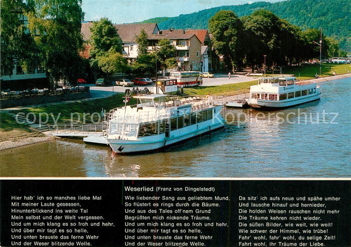Motorschiffe Weisse Flotte Warnecke Weserlied
