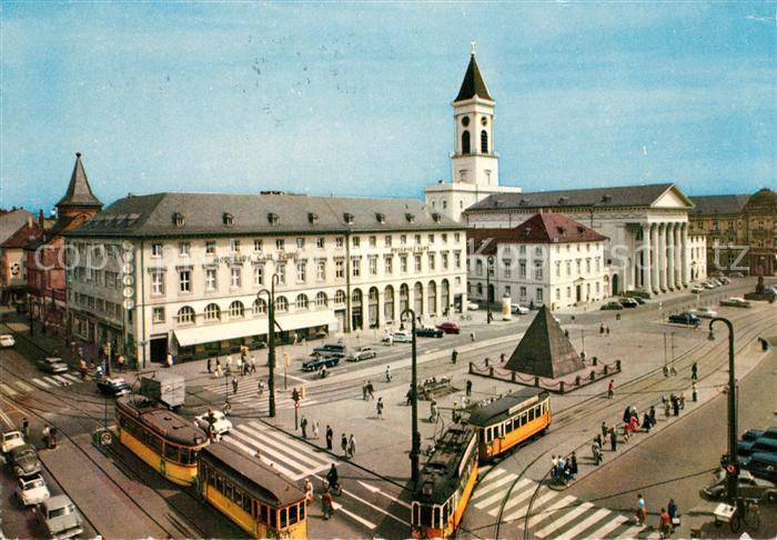 Strassenbahn Karlsruhe Marktplatz