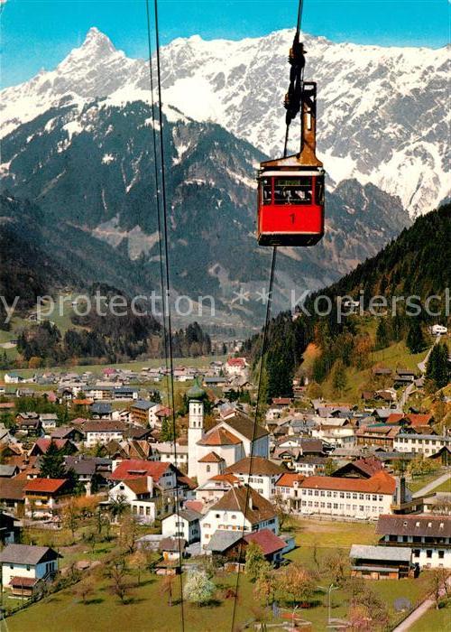 Seilbahn Montafoner-Hochjochbahn Schruns Zimba Vandanser Wand