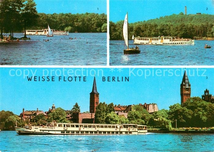 Motorschiffe Weisse Flotte Berlin Mueggelberge Koepenicker Becken