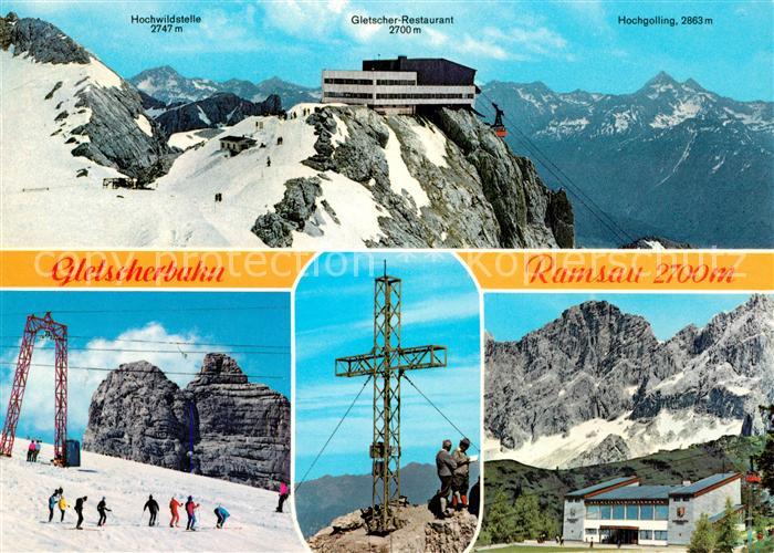 Seilbahn Dachsteinsuedwandbahn Bergstation Gletscher-Restaurant Hunerkogel