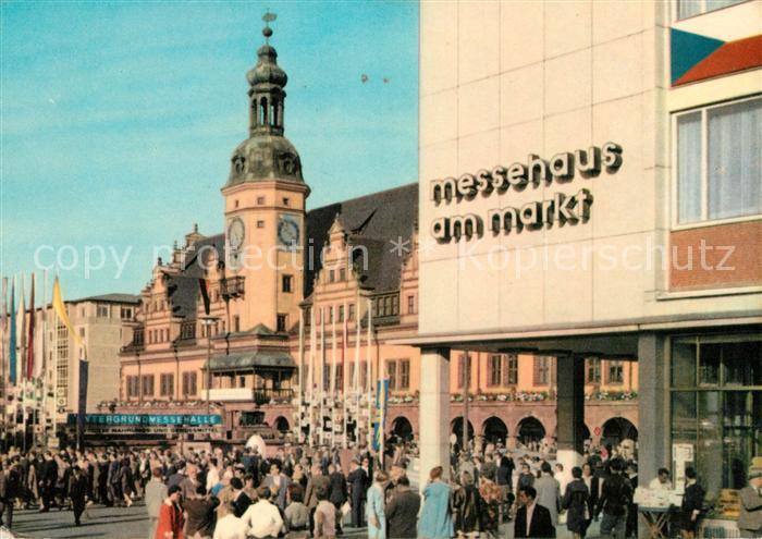 LEIPZIG Sachsen Messehaus am Markt Altes Rathaus