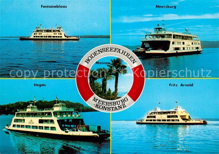 Faehre Ferry Bac Traghetto-- Bodensee Fontainebleau Meersburg Hegau Fritz Arnold
