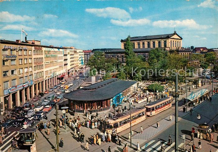 Strassenbahn Hannover Cafe am Kroepcke Opernhaus
