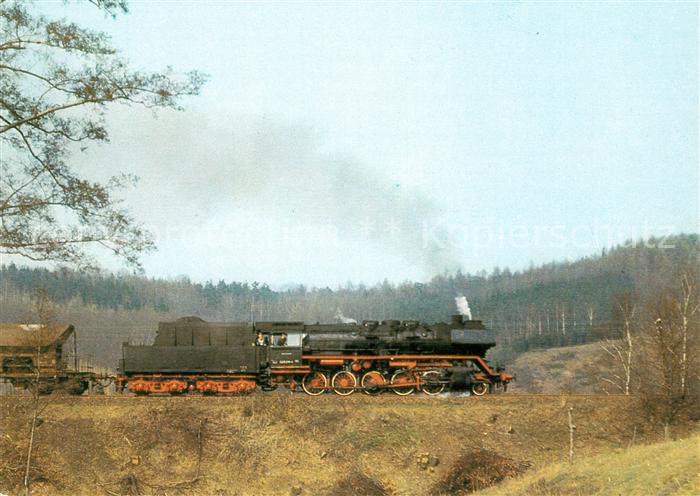 Lokomotive Lok 50 3519 Nahgueterzug Lichtenstein Sachsen