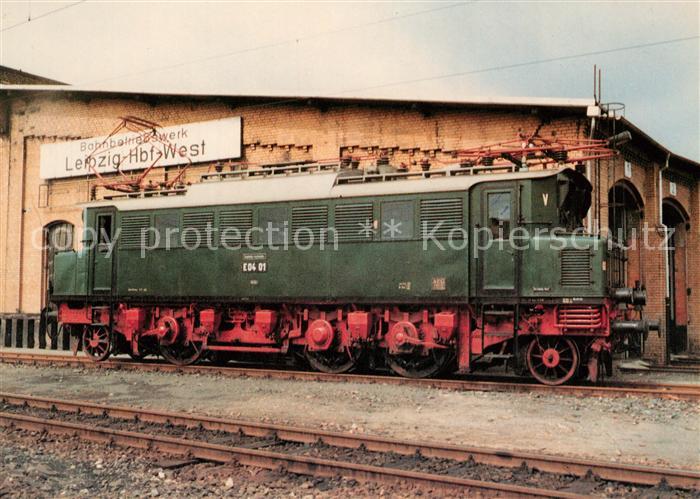Lokomotive Historische E-Lok E 04 01 Bw Leipzig West
