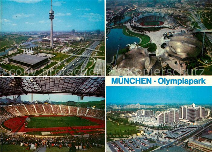 Stadion Stadium Estadio-- Olympiapark Muenchen Olympiaturm