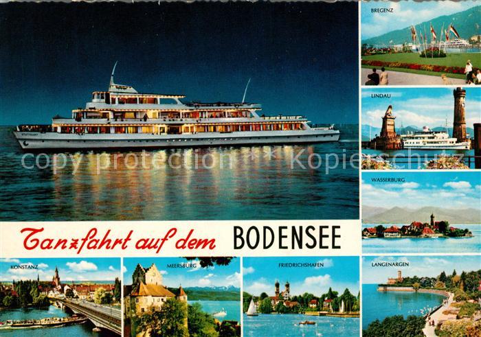 Motorschiffe Stuttgart Bodensee Bregenz Lindau Meersburg Konstanz