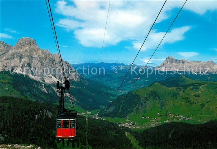 Seilbahn Funivia Boe Bal Badia Corvara