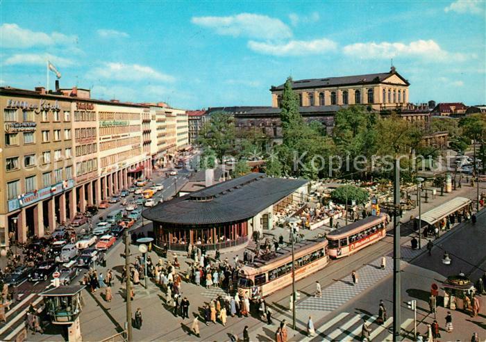 Strassenbahn Hannover Cafe am Kroepcke Opernhaus