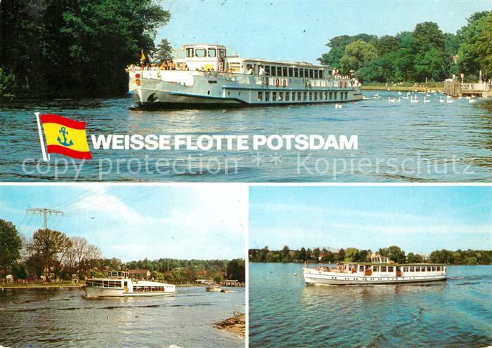 Motorschiffe Weisse Flotte Potsdam MS Sanssouci MS Caputh MS Berlin