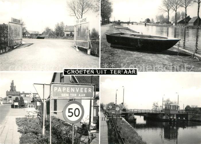 Ter Aar Papenveer Bootsanleger Hebebruecke