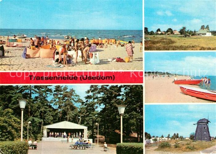 Trassenheide Usedom Strand Musikpavillon Muehle Jugenderholungszentrum VEB Carl