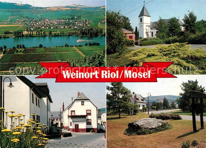 Riol Kirche Park Ortsansichten