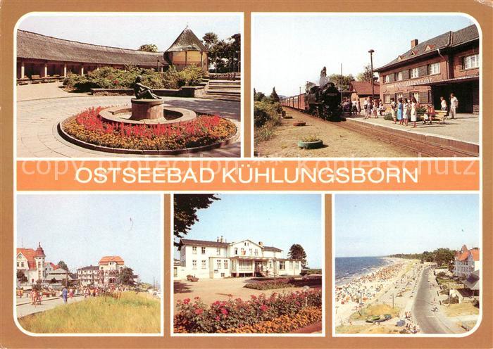 Kuehlungsborn Ostseebad KonzertgartenOst Bahnhof Molli Strandpromenade Ostsee Ho