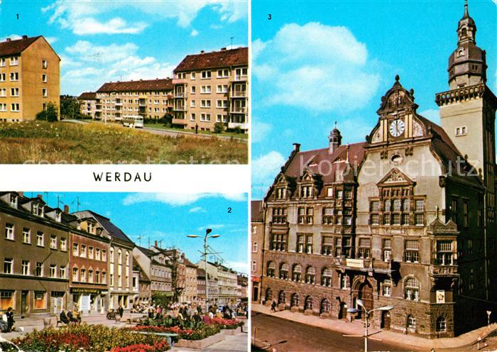 Werdau Sachsen Markt Rathaus