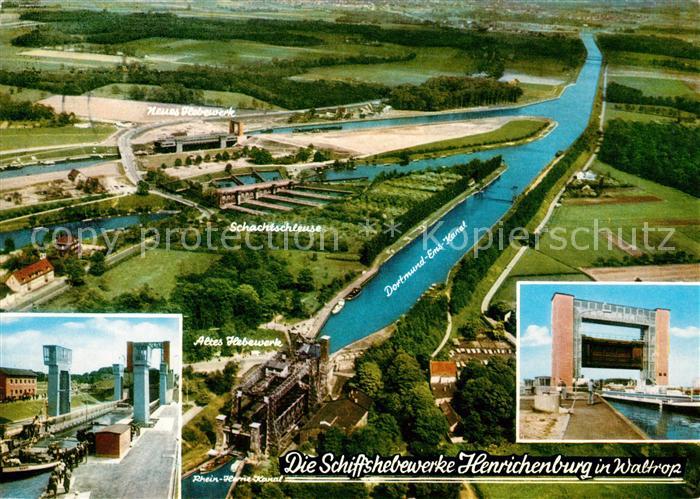 Waltrop Recklinghausen NRW Schiffshebewerke Henrichenburg