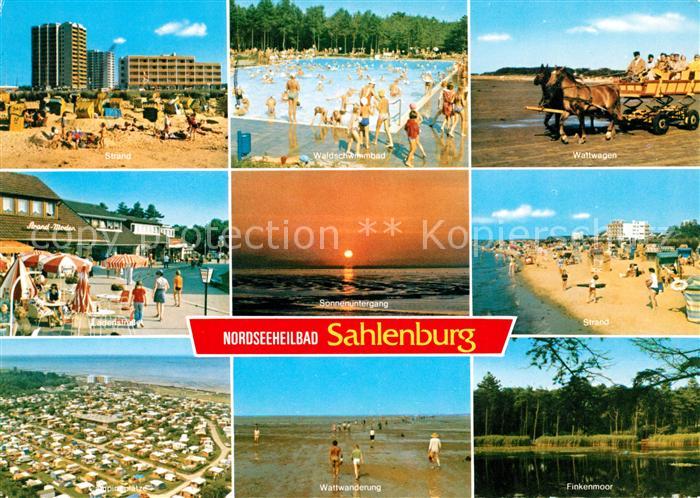 Sahlenburg Strand Wallwagen Waldschwimmbad Finkenmoor Campingplatz