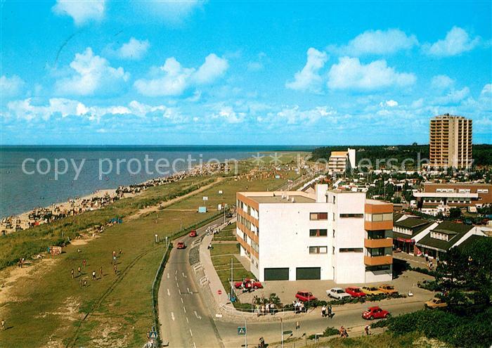 Sahlenburg Fliegeraufnahme Strand Promenade