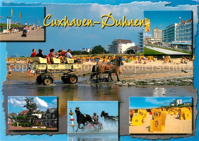 Duhnen Nordsee Strandkoerbe Strand Wattwagen