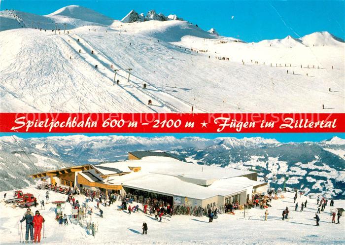 Fuegen Spieljochbahn Winteraufnahme