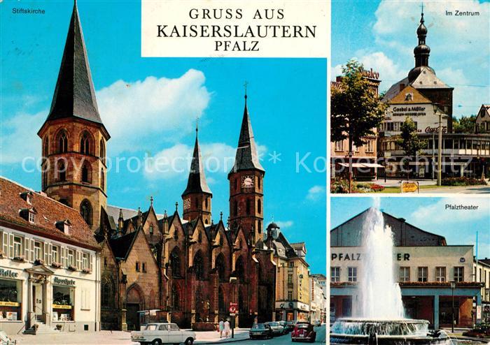 Kaiserslautern Stiftskirche Zentrum Pfalztheater