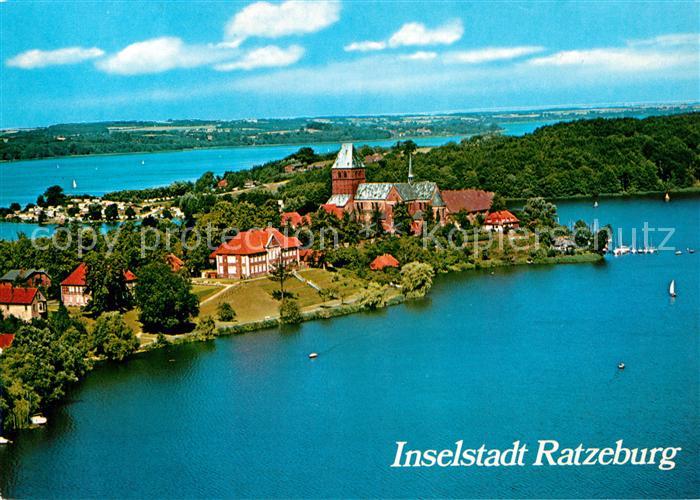 Ratzeburg Fliegeraufnahme Dom Heimatmuseum