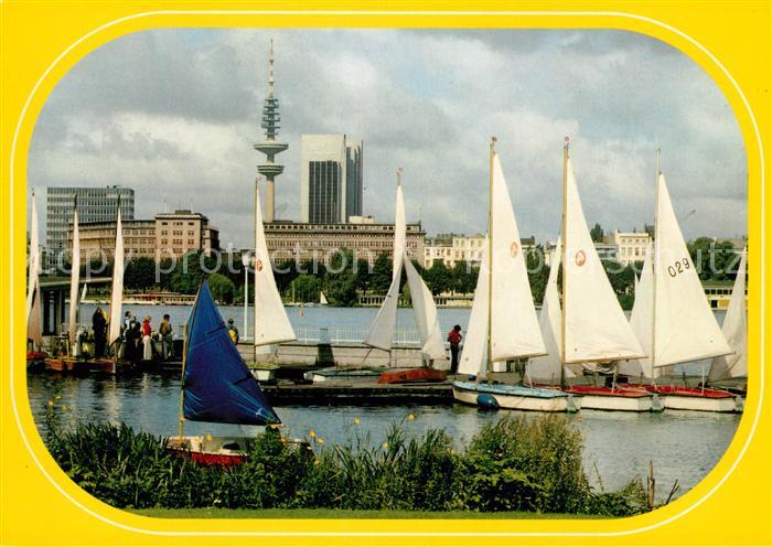 Hamburg Aussenalster Fernsehturm