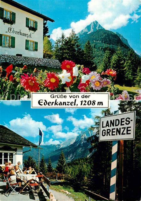Mittenwald Bayern Ederkanzel Landesgrenze