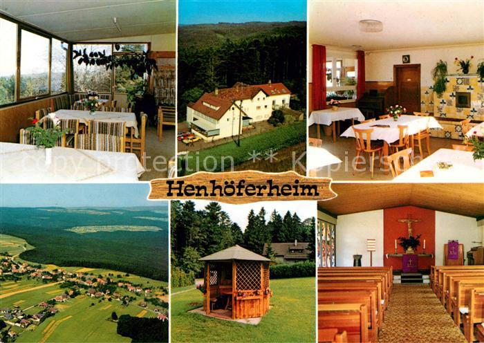 Neusatz Bad Herrenalb Henhoeferheim Fliegeraufnahme Kirche