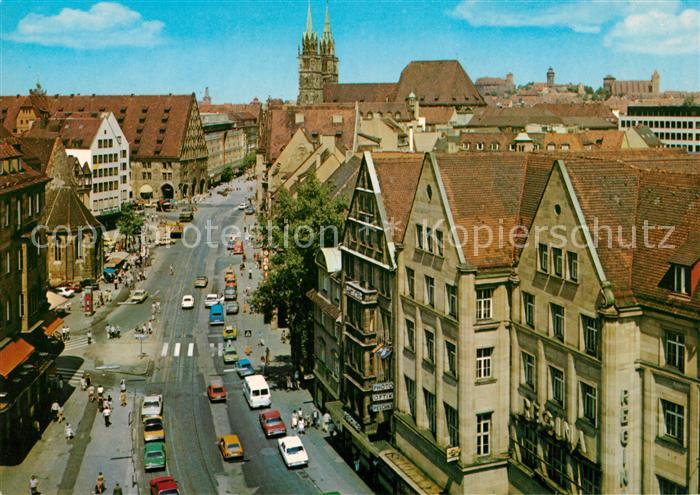 Nuernberg Koenigsstrasse Lorenzkirche