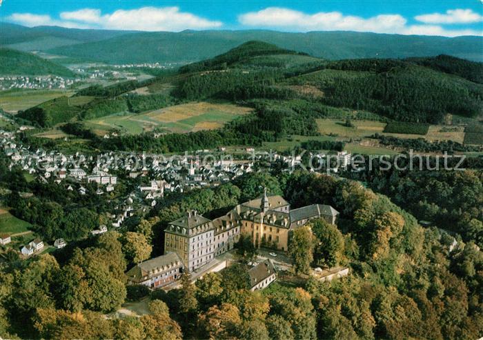 Laasphe BAD LAASPHE NRW Fliegeraufnahme Schloss Wittgenstein