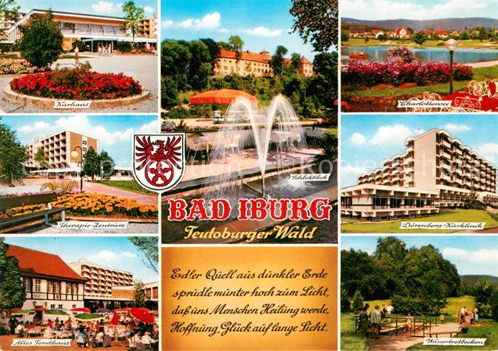 Bad Iburg Kurhaus Charlottensee Doerenberg Kurklinik Schlossblick Forsthaus